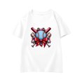 thumbnail image 6 of ibiyuan Girl Shirt Holiday Short Sleeve Girls T Shirts Size 12 Graphic Hearts Baby Girl Tops Round Neck Basic Tees Soft Summer Outfit,10-11 Years, 6 of 6