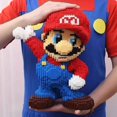 thumbnail image 2 of Rompecabezas de bloques grandes de Super Mario, juguete de ensamblaje, rompecabezas 3D, regalo de cumpleaños para niños, decoración de escritorio, 2 of 5