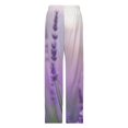 thumbnail image 4 of Lavender Field Bloom Pajama Pants Breathable with Pockets Pajamas For Lady Vintage Sleeping Pants Bedroom Homewear, 4 of 6