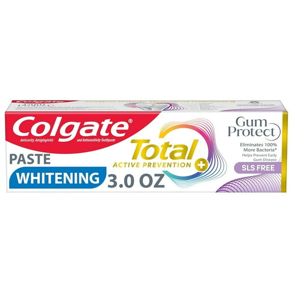 Colgate Total Active Prevention Gum Protect Whitening Toothpaste, 3.0 oz