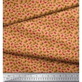 thumbnail image 2 of Soimoi Rayon Crepe Fabric Coke & Burger Food Decor Fabric Printed Yard 46 Inch Wide, 2 of 3