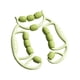 thumbnail image 5 of Rodillo de masaje de piernas y pantorrillas, herramienta ligera para masaje de piernas y músculos de muslos y pantorrillas, ideal para culturismo en Verde, 5 of 8