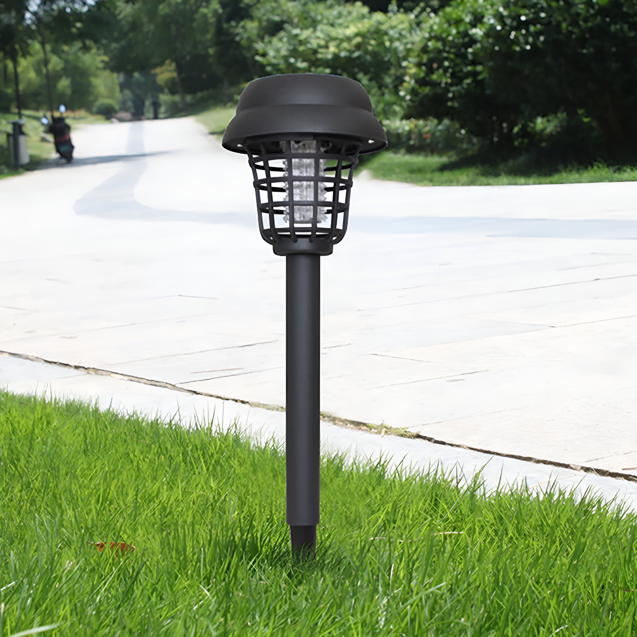 HIBIBUD 8pcs Solar Bug Zapper Outdoor Solar Mosquito Zapper Powered Bug Zapper LED Mosquito Killer Light Lamp for Indoor and Garden Use