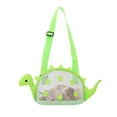 thumbnail image 1 of Xuyuer Printed Shell Beach Bag Mesh Toy Storage Pouch for Sand Toys Outdoor Pool, Green,Simple and Functional Adventure GearMulti Purpose Outdoor Tools, 1 of 1