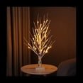 thumbnail image 3 of ÁRbol de Mesa, áRbol Blanco con Luces LED, Luces Blancas CáLidas para áRboles PequeñOs, Temporizador Alimentado por BateríA, áRbol Iluminado, 3 of 7