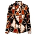 thumbnail image 2 of LilyLLL Womens Office Work Party Buttons Down Shirt Long Sleeve Printed Blouse Tops, 2 of 5