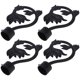 thumbnail image 3 of Accesorios decorativos para cortina, adorno de extremo de varilla romana, para el hogar (negro), estilo aleatorio, 4 Uds., 3 of 8