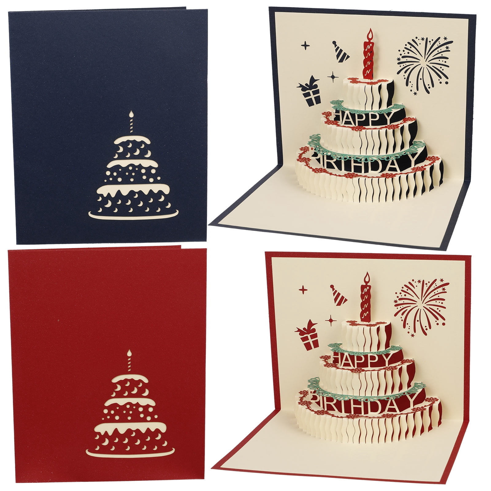 Paper & Party Supplies Birthday Card Happy Birthday Card Set Handmade ...