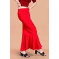 thumbnail image 3 of eloria Red Soft Comfy Pleated Saree Silhouette Saree Shapewear Flare Petticoat for Women Lycra Cotton Blended Petticoat Skirts for Women Shape Wear Dress for Saree, 3 of 6