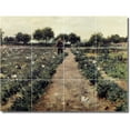 thumbnail image 1 of Ceramic Tile Mural-William Chase Garden Wall Tile Mural 19. 48" w x 36" h using (12) 12 x 12 ceramic tiles, 1 of 3