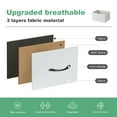 thumbnail image 5 of JOINSUN 9 Drawer Dresser, Fabric Storage Tower with Sturdy Steel Frame Wood Top for Bedroom, White, 5 of 7