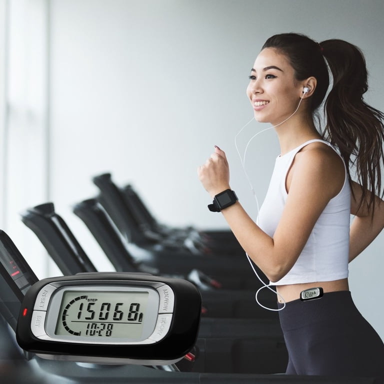 PedUSA SM-2000 Step Pedometer - LCD Display, Clip-On, Tracks Walking Steps Only, Batteries Included