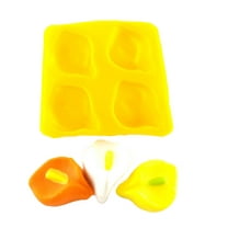 EDELAINE'S Calla Lily 4 Cavity Silicone Molds for Cream Cheese Mints , Chocolate