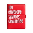 thumbnail image 3 of Carpeta de presupuesto con sobres Cuaderno de presupuesto Sobres creativos para rellenar dinero en efectivo Rojo, 3 of 9