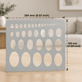 Stainless Steel Metal Ellipse Template Stencil Drawing Ruler for Art ...
