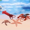 thumbnail image 3 of Colección de juguetes de animales marinos, ayuda didáctica, juguete cognitivo de simulación 4 piezas, 3 of 9