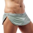 thumbnail image 3 of Erotic Hombre Stretch Pant Casual Shorts With Pouch Breathable Thong Elastic Hombre Comfortable Trunks Solid Color Underpants XXL Gray|https://ae01.alicdn.com/kf/S916c086f1f604c55b08d497352ddbc8eK.jp, 3 of 5