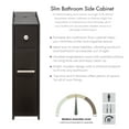thumbnail image 6 of Spirich LLC Bathroom Storage Cabinet, Brown, 6 of 8