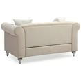 thumbnail image 6 of Glory Furniture Raisa Velvet Loveseat in Beige, 6 of 6