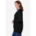 thumbnail image 3 of Woman Within Plus Size Crewneck Fleece Sweatshirt, 3 of 6