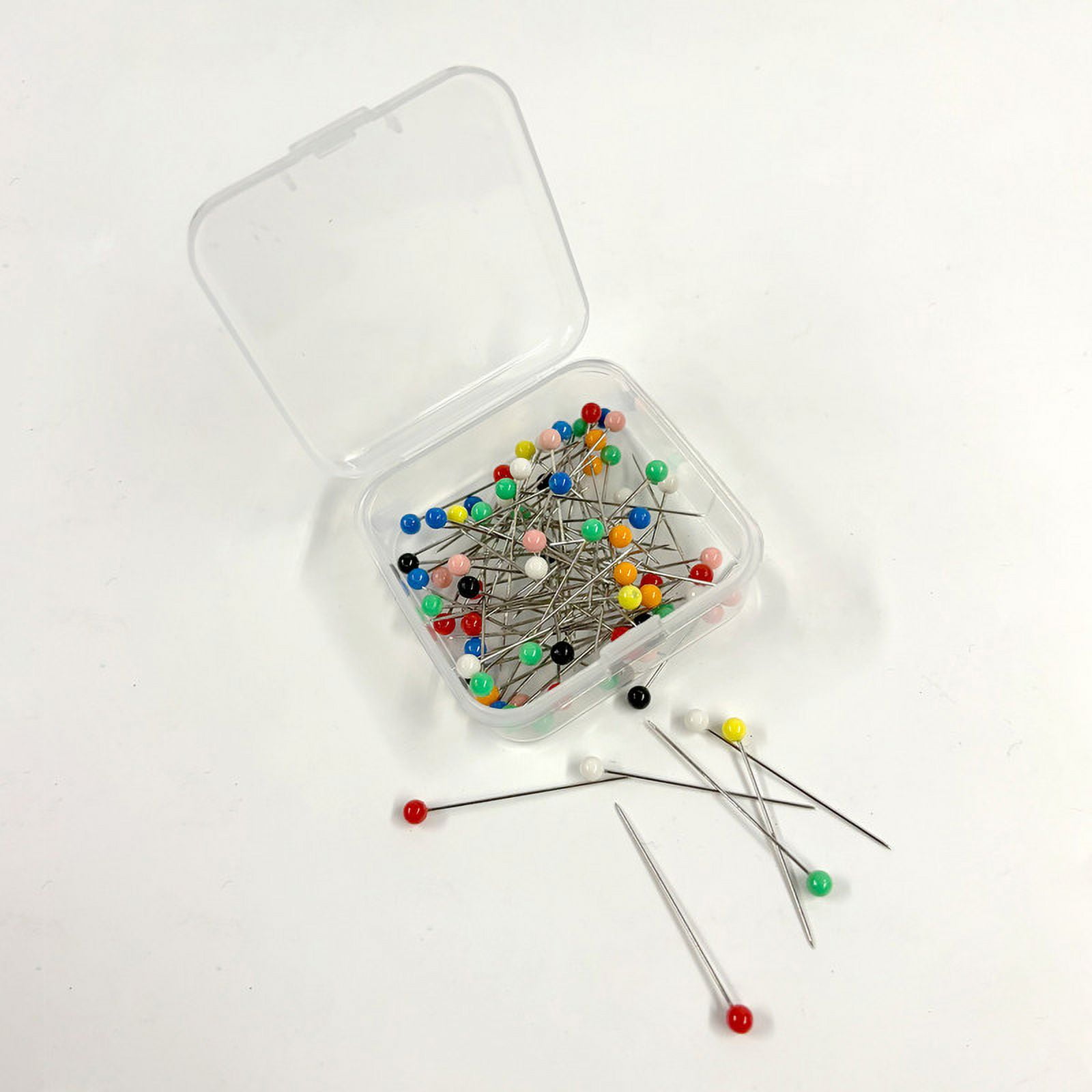 (3 pack) Hello Hobby Pins Large Ballhead 75 Count with Assorted Colors, Size 24
