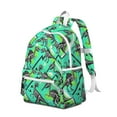 thumbnail image 2 of Cute Dinosaur Pattern Backpack for School,Cute School Bag,Schoolbag with Adjustable Shoulder Straps & Padded Back,13.4"x11"x4.7", 2 of 6