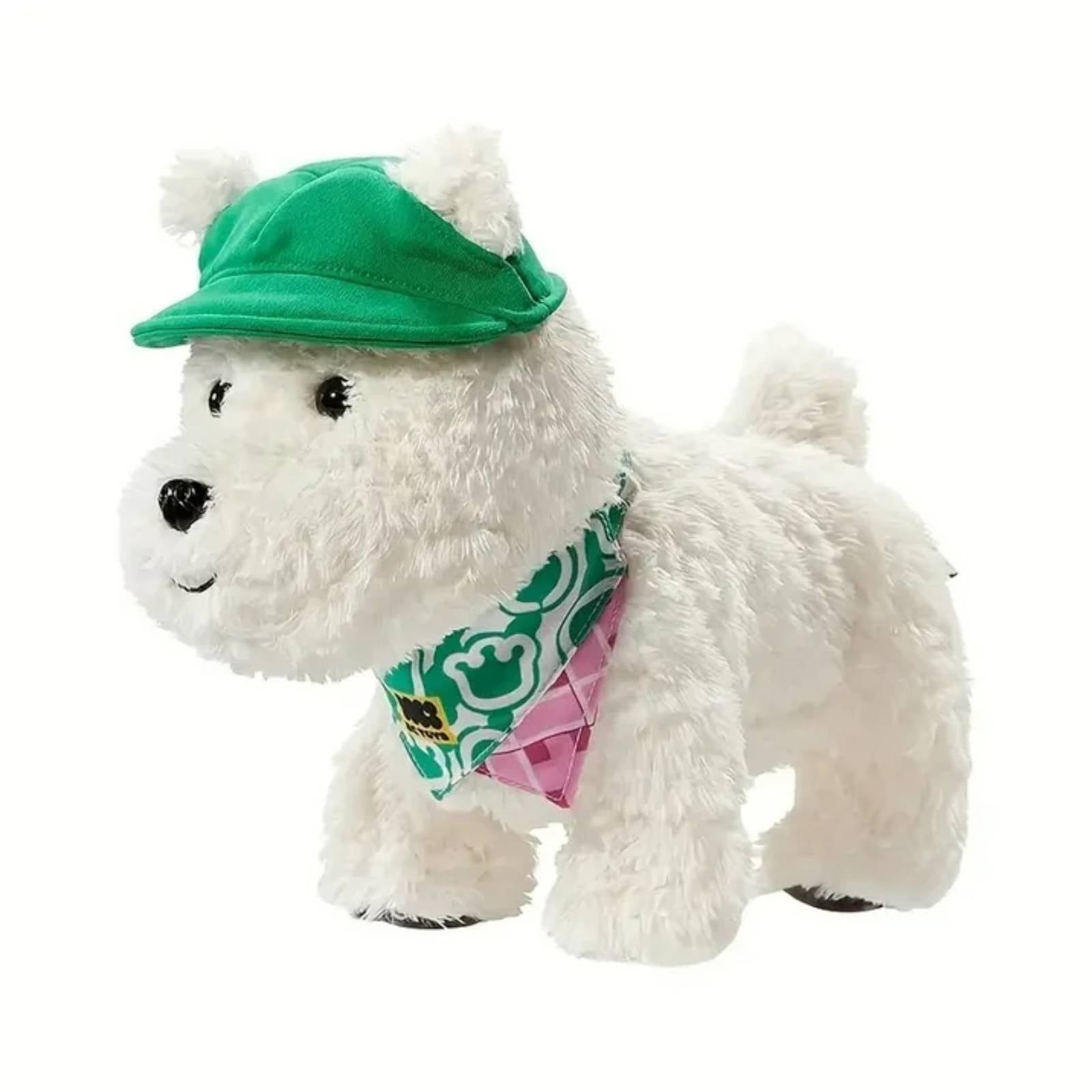 Bc Babycare Weighted Stuffed Animals, White Terrie Dog Plush Toys, Stuffed Animal Throw Plushie Pillow Doll, Soft Dog Plush Toys for Adults Kids