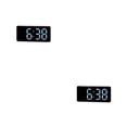 thumbnail image 3 of Reloj despertador digital LED Indicador de temperatura Injueey Concha blanca/colorida 2Conjunto, 3 of 6