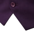 thumbnail image 4 of Previn Men's Waistcoat Sleeveless Vest V Neck Tank Top Summer Split Basic Winter Soft Casual Business Casual Suit Vest Purple Medium, 4 of 5