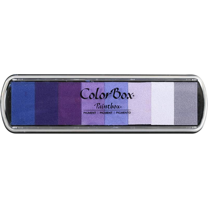 Colorbox Pigment Paintbox Ink Pad 8 Colorsbluebells