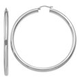 thumbnail image 1 of Boucles d'Oreilles en Or Blanc 14 Carats 4mm Ronde Classique, 1 of 7