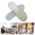 thumbnail image 4 of Unique Bargains 1 Pair Disposable Slippers Foldable Closed Toe Hotel Slippers Light Gray, 4 of 5