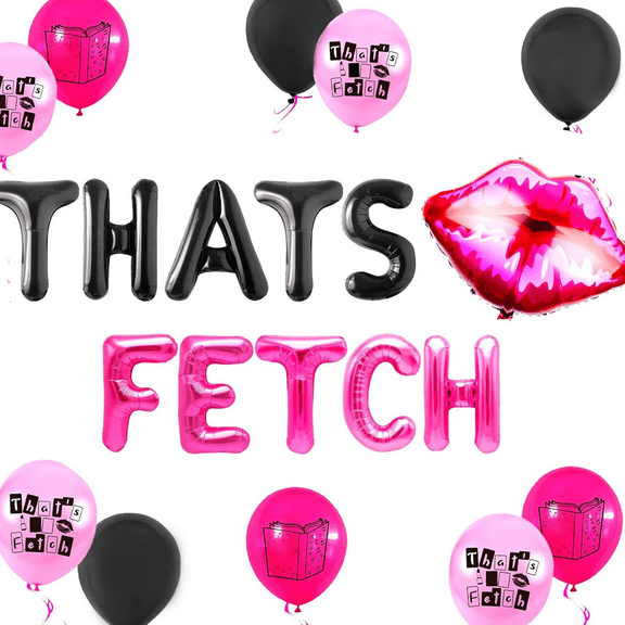 31 PCS Thats Fetch Balloons Early 2000s Party Decorations Mean Girls Bachelorette Party Supplies