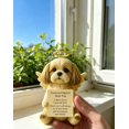 thumbnail image 4 of Handmade Crochet Shih Tzu Angel Figurine – Emotional Support Keepsake with Halo & Wings, Memorial Gift for Pet Lovers (8cm Tall), 4 of 5