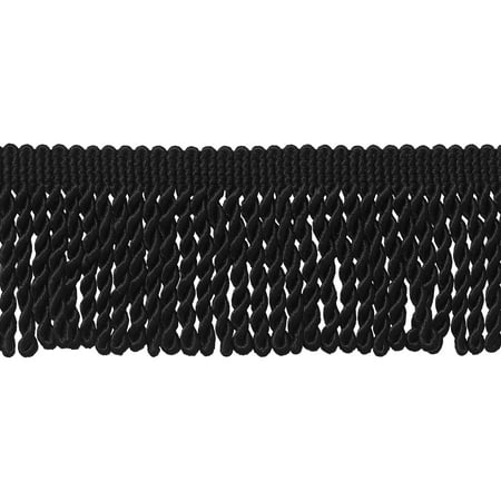 Download 10 Yard Value Pack of BLACK 2.5 Inch Bullion Fringe Trim, Style# EF25 Color: K9 (30 Ft / 9 ...
