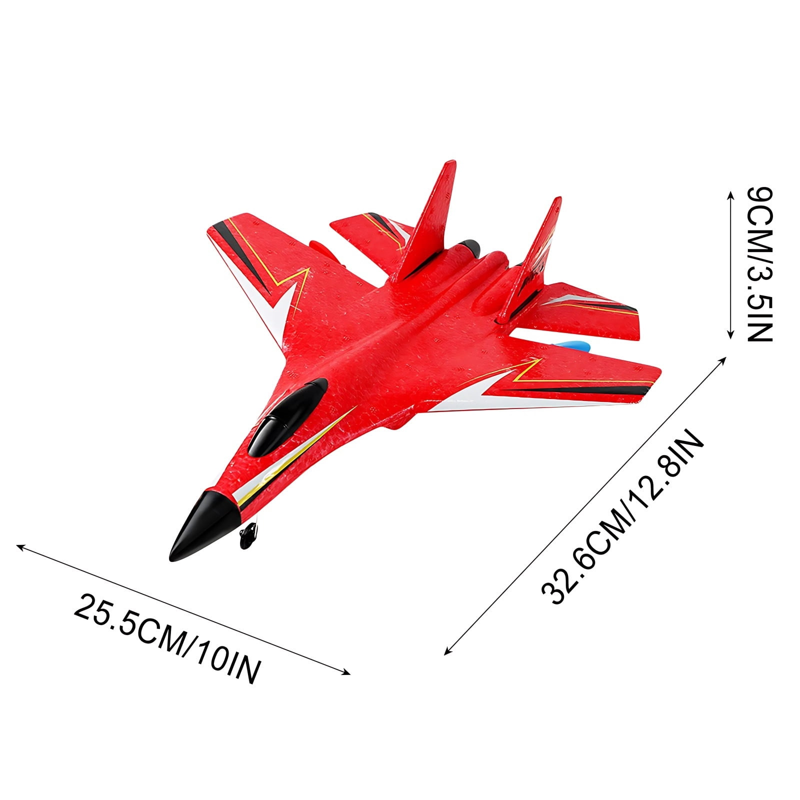 Glider Airplane, 2025 Upgrade Glider Remote Control Airplane Trick 4 Rc Glider Aircraft Drone LED 2.4g