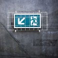 thumbnail image 4 of BESTYASH Iron Ceiling Light Cover Exit Sign Light Protective Guard White Enhanced Aesthetics Commercial Use 1Pcs, 4 of 8