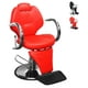 thumbnail image 1 of Sillón de Peluquero Gran Shopping, Cabecera Ajustable rojo, 1 of 10