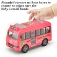 thumbnail image 4 of Gifts for Kids! Fwttom Toy Cars, Inertance School Bus Toy Car for Boys and Toddlers Open Door Durables and Safe No Battery Needed Slide and Play Educational Vehicle with Rubber Tires, 4 of 6