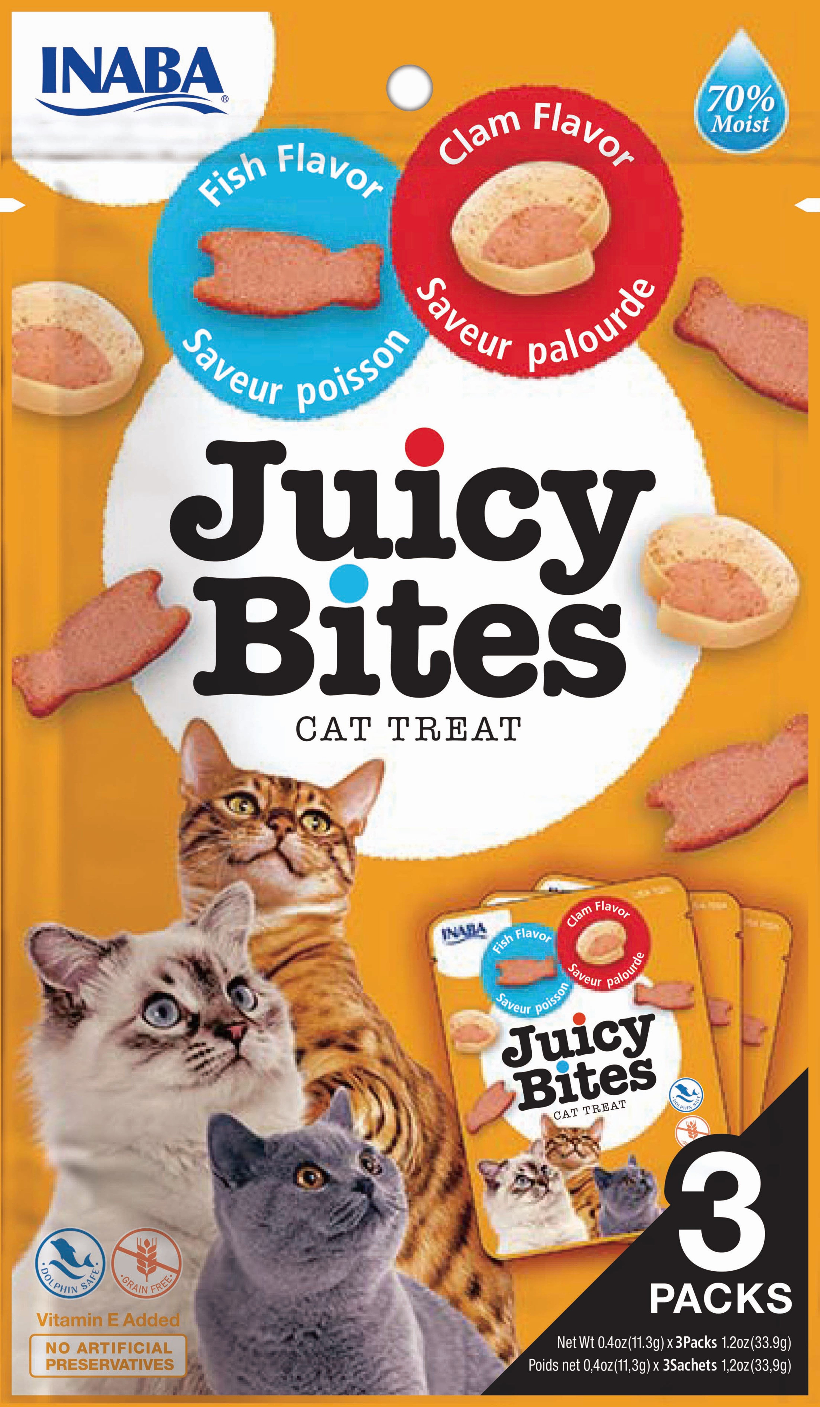 Inaba Ciao Juicy Bites Cat Treat Fish And Clam Flavor 3 Packs inaba-ciao-juicy-bites-cat-treat-fish-and-clam-flavor-3-packs