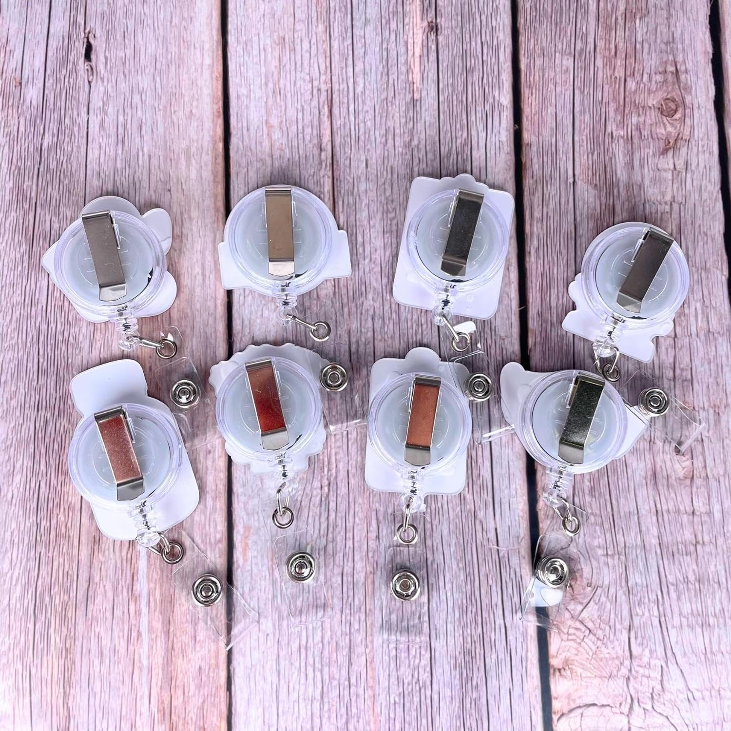 15 Pcs Funny Nurse Badge Reels - Cute Retractable ID Holders For Medical Staff & Teachers
