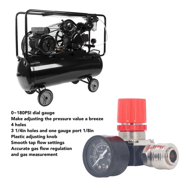 Régulateur De Pression Pour Compresseur - 8 Bars Max Avec Pressostat Et Reducteur Valve De Securite 98987471