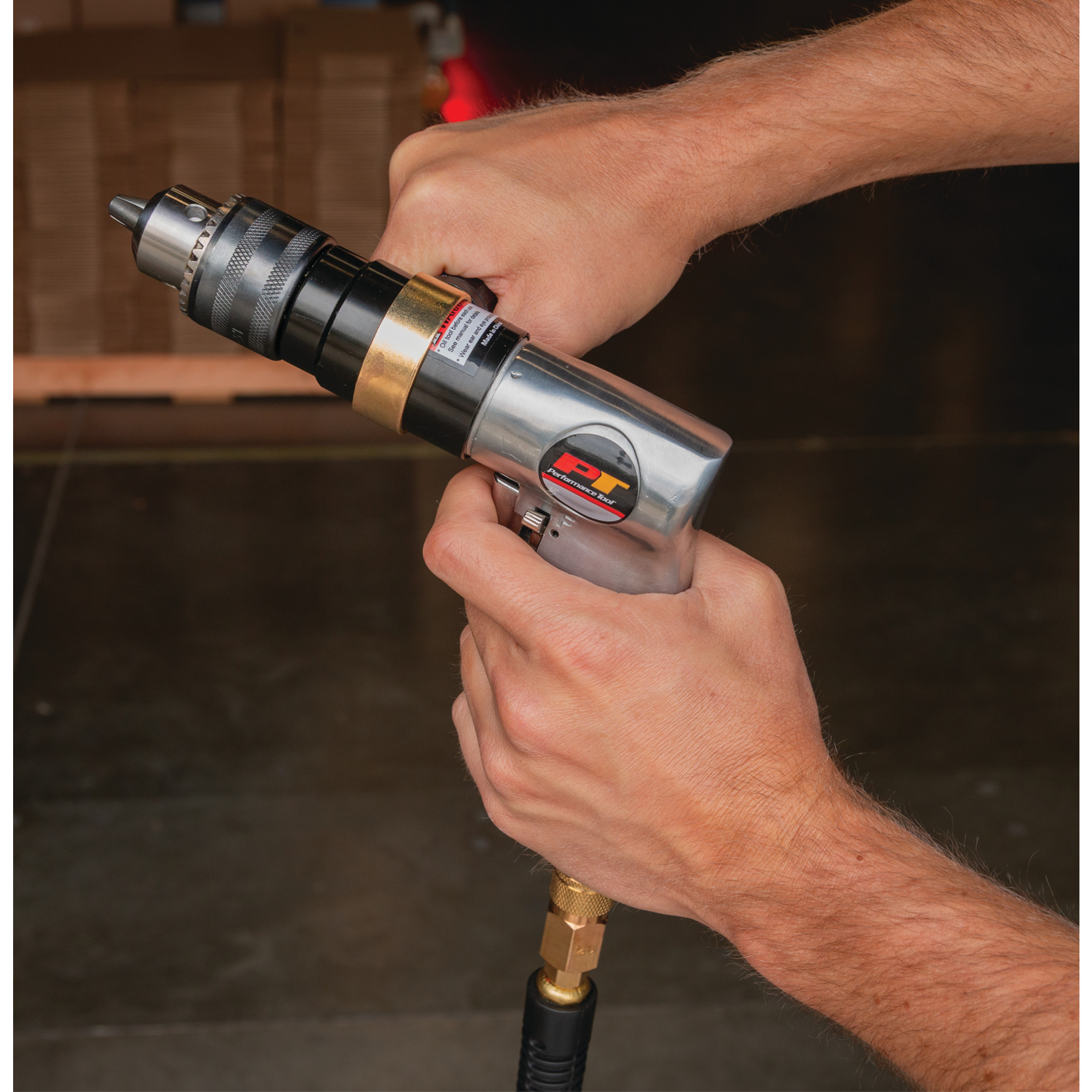 Performance Tool M651 1/2-Inch Heavy Duty Reversible Drill with Keyless Chuck and Variable Speed Trigger for Precision Drilling and Driving Jobs