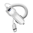 thumbnail image 3 of Mobile Phone Travel Charger Car Cigarette Lighter Socket Cellphone Charging Adapter Spring Cable, 3 of 8