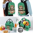 thumbnail image 2 of Jeiento Sloth Backpack for Girls 8-12 School Bag Boys with Lunch Bag Pencil Case Water Bottle Sleeve 4Pcs/Set Flower Bookbag Elementary School Satchel Kids Child Daypack Green, 2 of 7