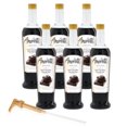 thumbnail image 3 of Amoretti - Premium Dark Chocolate Syrup, 94 Servings Per Bottle (750 ml), with Pump for Flavoring Coffees, Cocktails, and other Beverages, Gluten Free, GMO/GEO Free, Preservative Free, 3 of 5