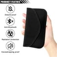thumbnail image 6 of Faraday Bags, RFID GPS Signal Blocking Cage, Anti-Tracking Anti-Hacking Shield Pouch for Phones Privacy Protection and Car Key, Universal Signal Shielding Wallet Phone Bags, 6 of 8