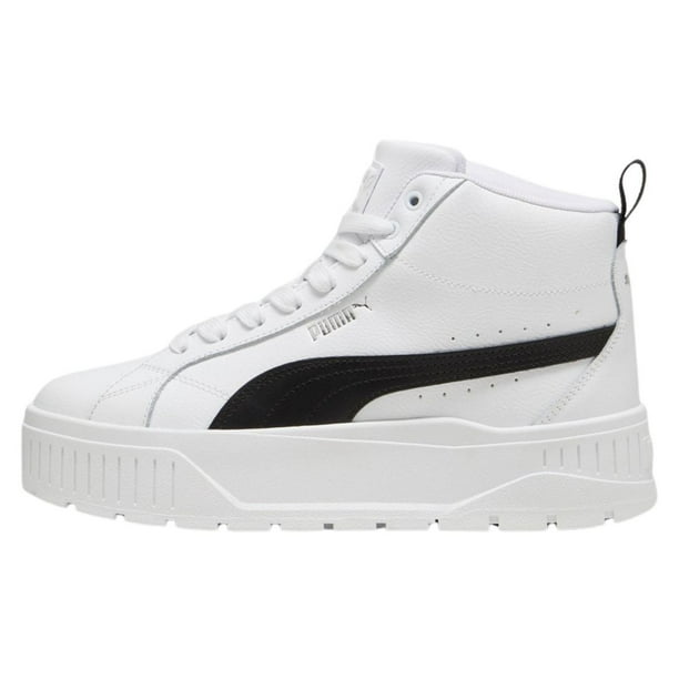 Tenis Puma Karmen II Mid Wh Mujer Moda Casual Juvenil blanco 25.5