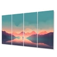 thumbnail image 2 of Designart "Horizon in Minimalism I" Abstract Shapes Wall Art Prints Set, 2 of 5
