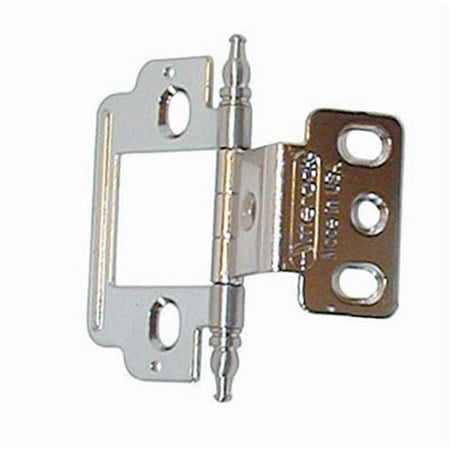 - A03180TM G9 CM Amerock Full Inset Partial Wrap Free Swinging Minaret Tip Hinge For 0. 75 inch Doors, Sterling Nickel